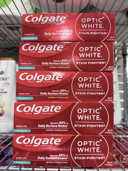 COLGATE OPTIC WHITE FRESH MINT GEL TOOTHPASTE 4.2 OZ $2.50 EACH
