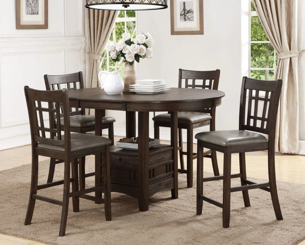 New in box counter height 5pc table set dining set special