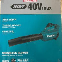 New 40V max XGT Brushless Cordless Blower, Tool Only