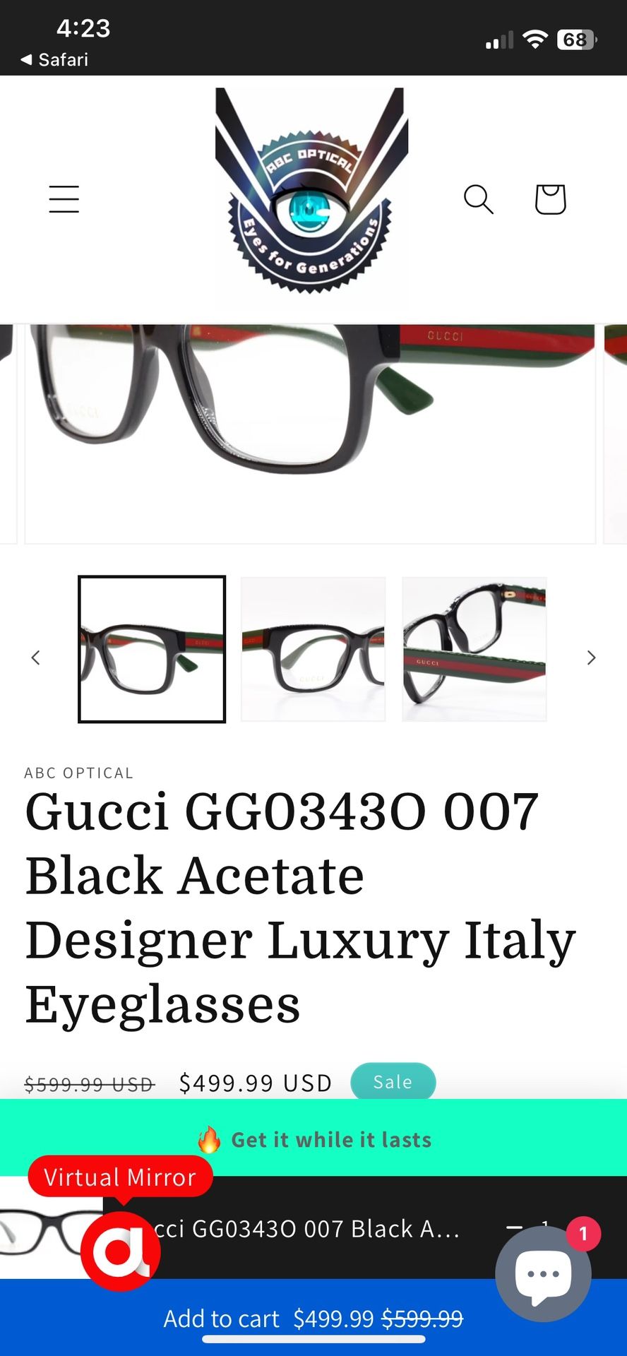 Gucci Glasses