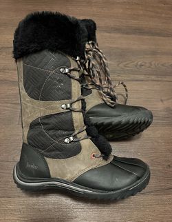 Like New Jambu Womens Broadway Insulated Waterproof Memory Foam Snow Boots 6us Or Kids 4us