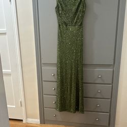 Green Party Dress