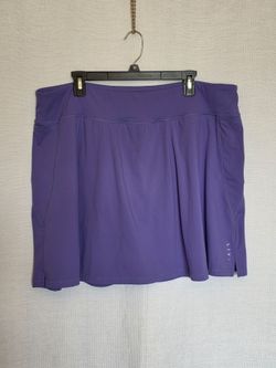 Women's Bryant Livi Soft Skort Lavendar Pockets Slits ~ Plus Size 22/24 3X