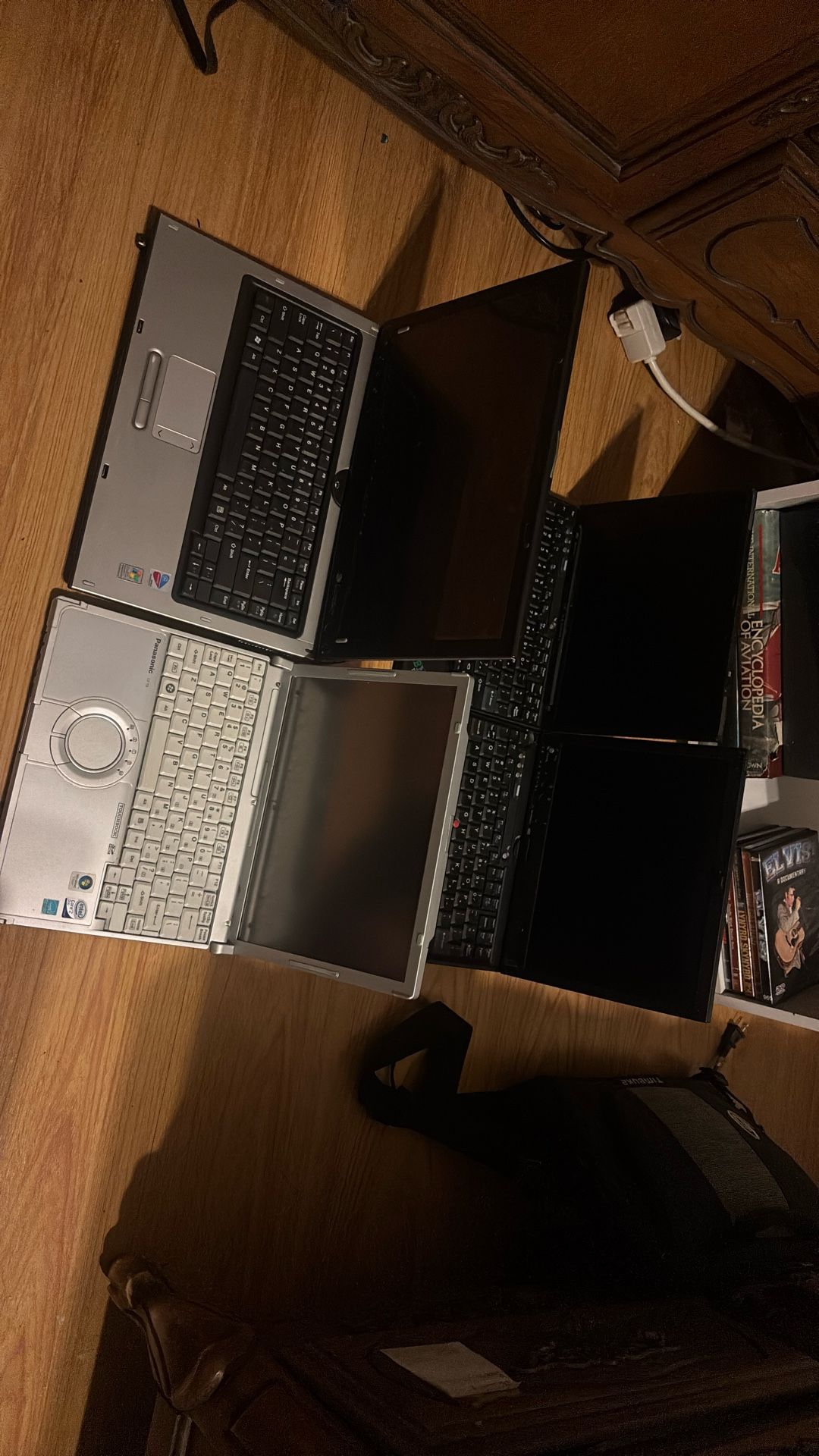 Lot Of 4 Laptops Lenovo IBM Thinkpad x60, x60 Tablet, Gateway TA1 Panasonic CF-T8 READ