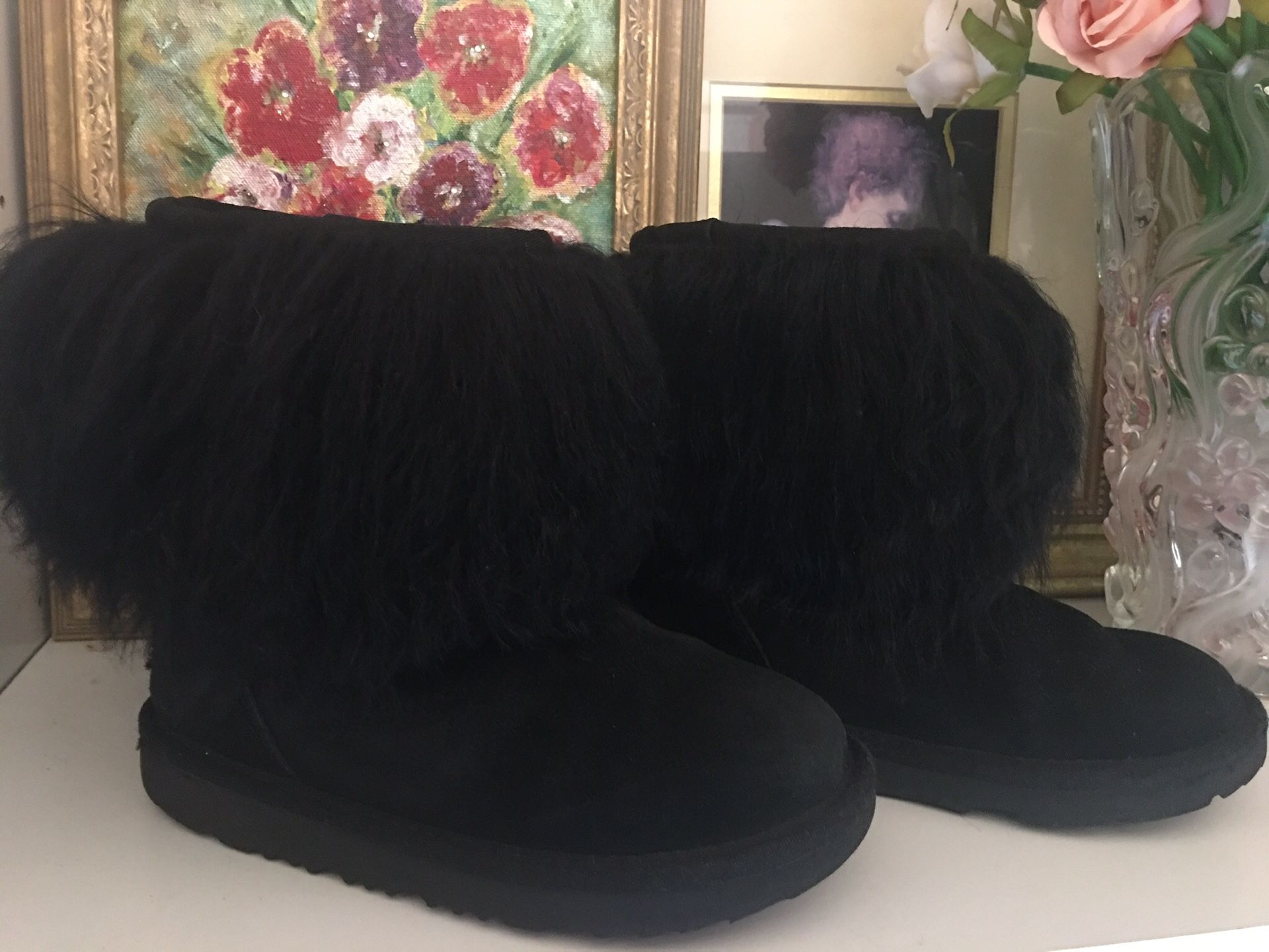 Ugg Mongolian Fur Boots 13