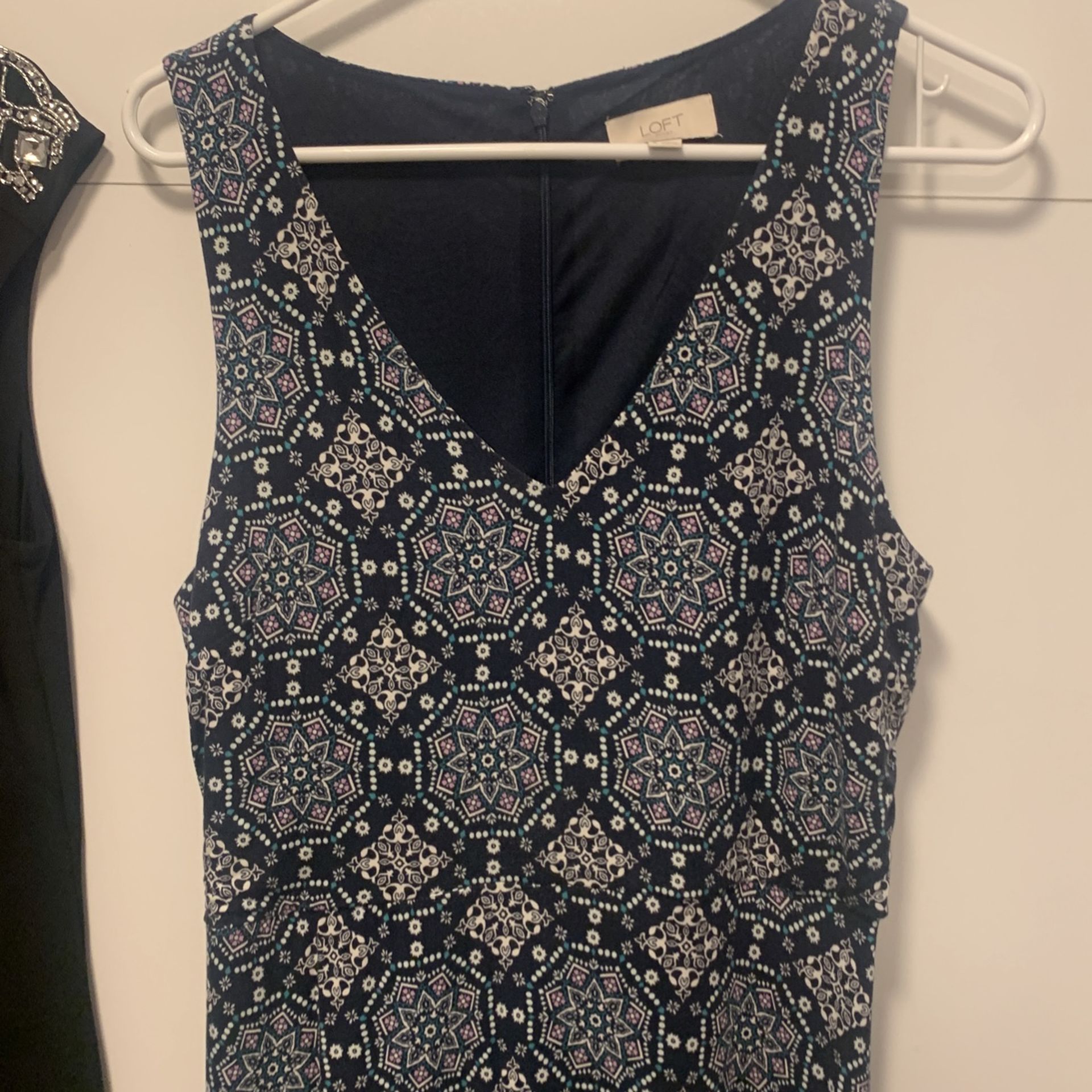 Navy blue dress from loft