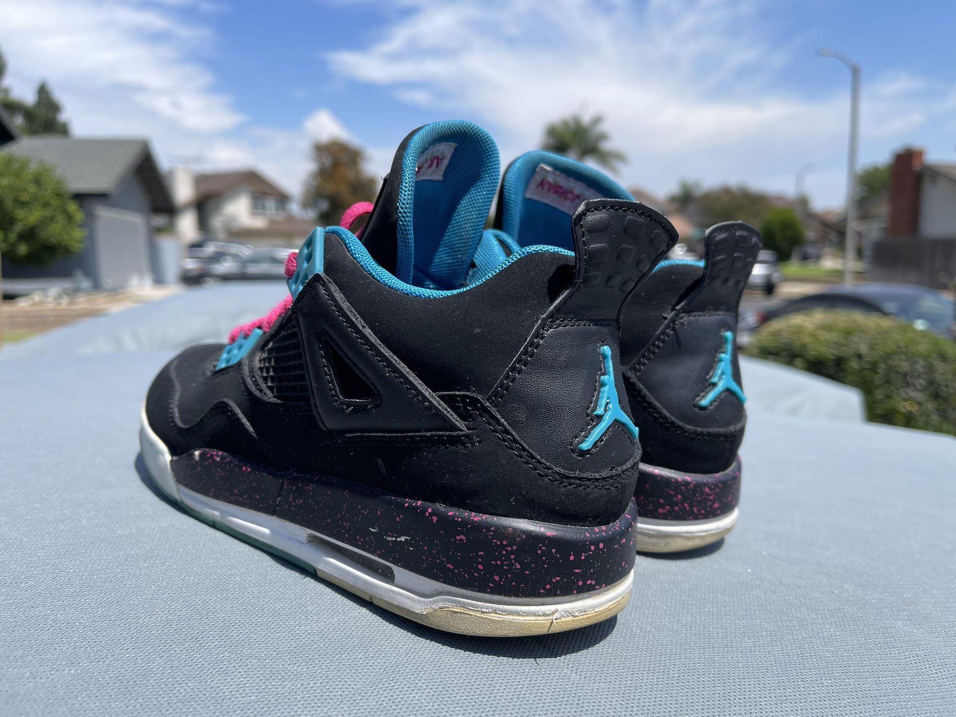 Air Jordan Retro GS Black Vivid Pink 5Y