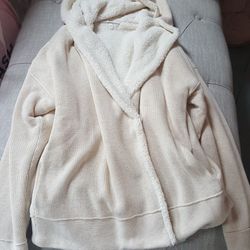 Victoria Secret Sherpa Hooded Sweater Jackets Size Medium $40 Each 