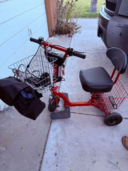 Red & Black Electric Glion Mini Model M1 Scooter