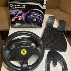 THRUSTMASTER FERRARI GT RACING WHEEL PS3/PS2/PC 