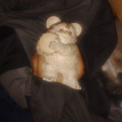 Star Wars Wicket Ewok Princess Kneesaa Coin Bank Return Of The Jedi 1983 Drummer