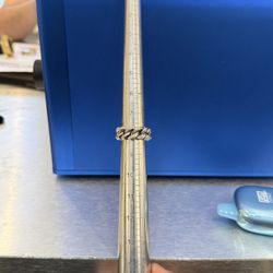 Cuban bracelet ring 10k