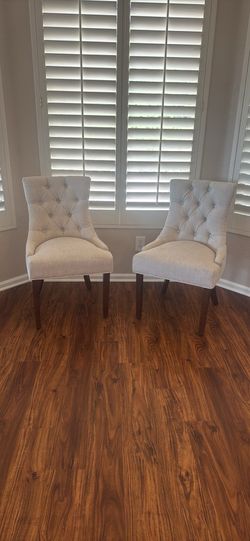 BRAND NEW Tufted Dining Chairs - Set