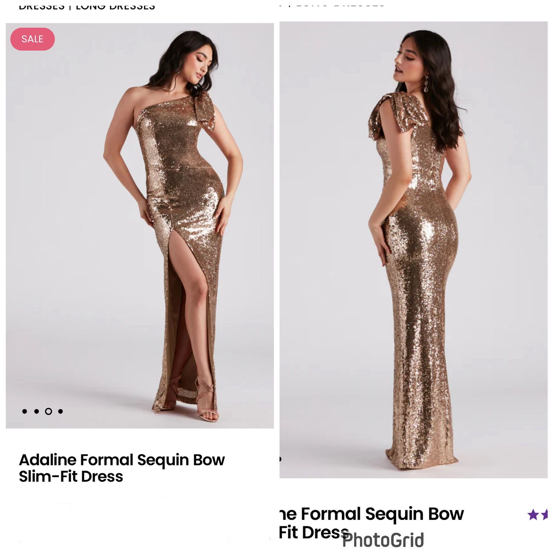 Gold Long Dress
