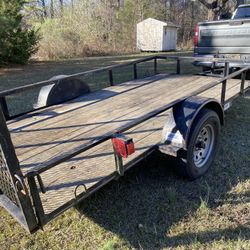 6x12 Utility Trailer w Lights & Gate #CleanTitle