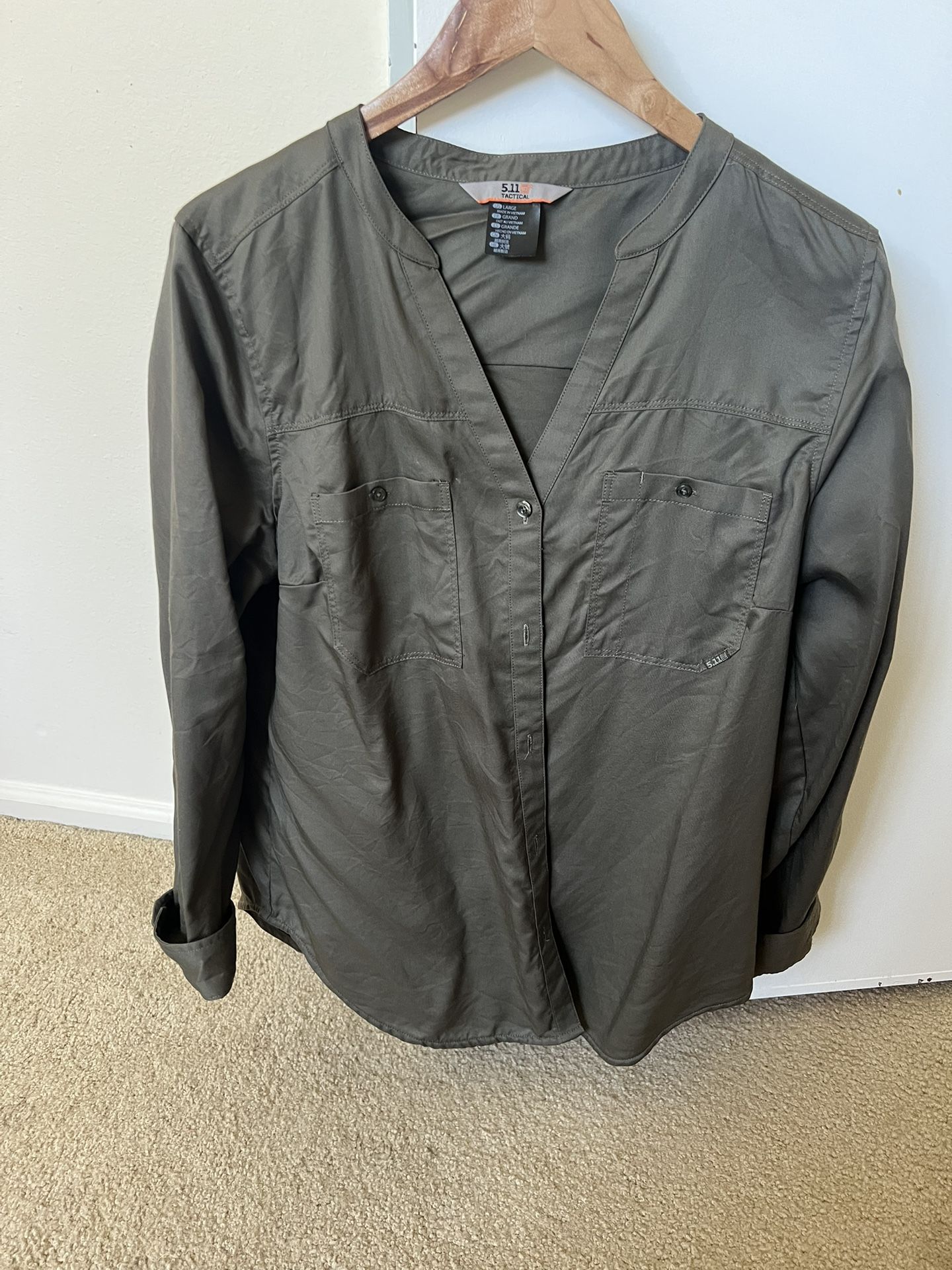 4 Different Colored 5.11 Women’s Button Up Shirts