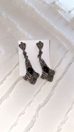 🩷S925 Black Onyx Earrings Set Brand New🩷