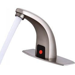 Fyeer Automatic Touchless Faucet, Motion Sensor Activated  Brush Nickel 