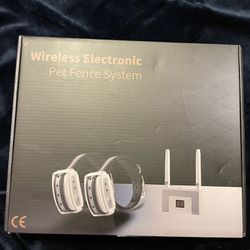 Wireless electronic pet fence system