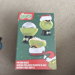 The Grinch popcorn maker