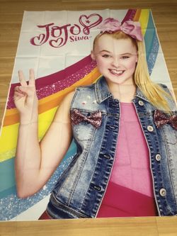 JoJo Siwa Backdrop 5 by 7 thin vinyl SHIPS SAME DAY EST