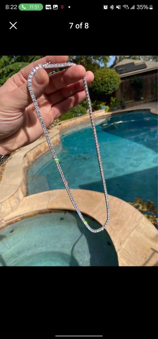 33 Carat Lab Diamond Necklace. 26k Appraisal