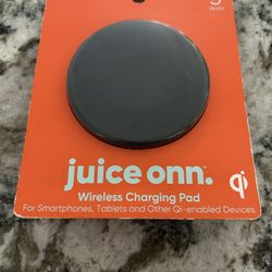 Juice Onn 5W Wireless Charging Pad for Smartphones Other Qi-Enabled Devices