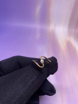 14K BYPASS RING