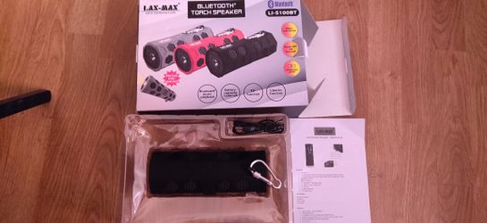 LAX MAX Bluetooth speaker with Torch