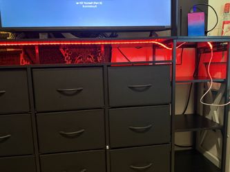 9 Drawer LED TV Stand