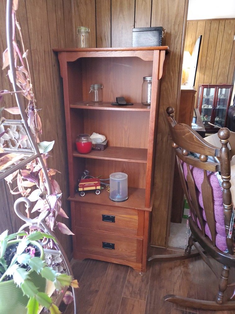 3 Bookshelves With Drawers