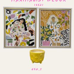 Maximalist Wall Paintings With Frames