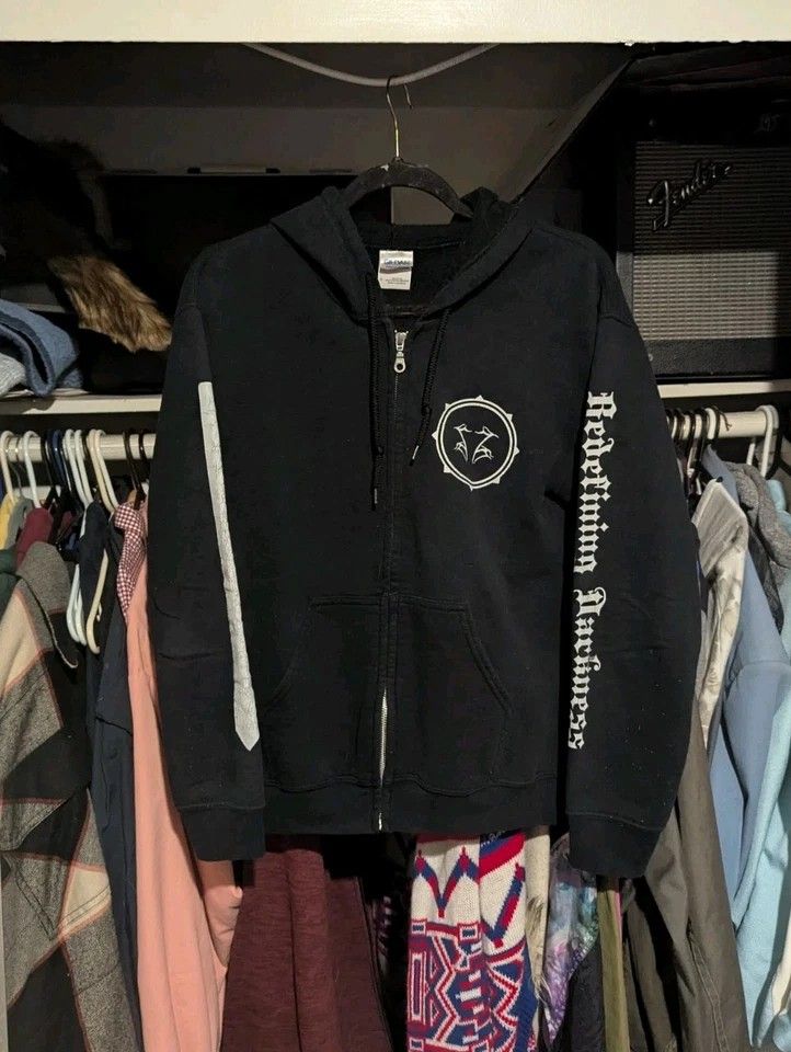 Shining Band Redefining Darkness Sz S Zip Up Hoodie Suicidal Black Metal Rare
