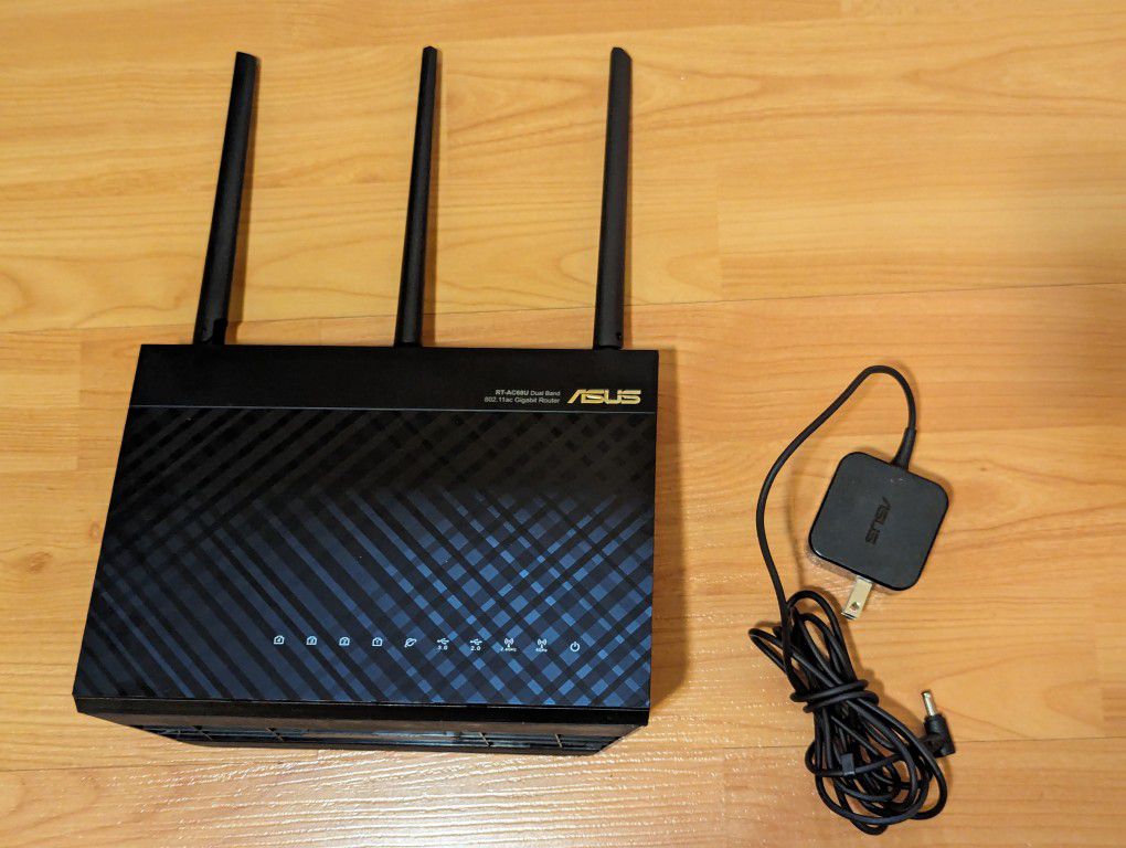Asus RT-AC68U AC1900 ROUTER Merlin Firmware Installed