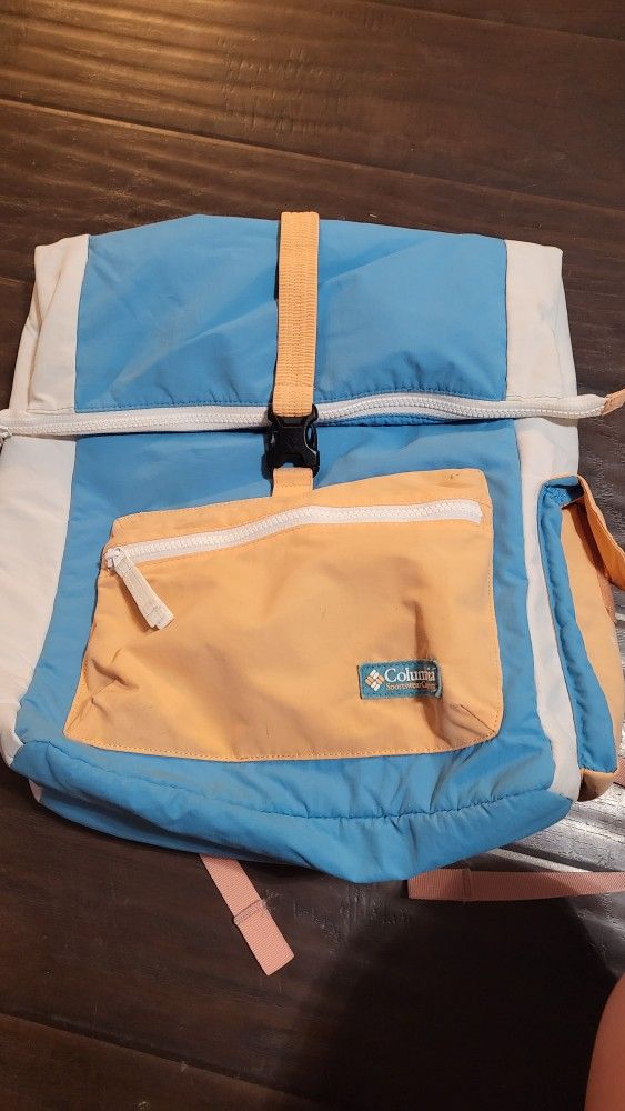 Columbia backpack blue/orange