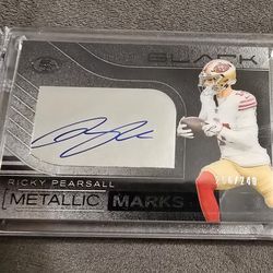 2025 Panini Black Ricky Pearsall Metallic Marks /240 San Francisco