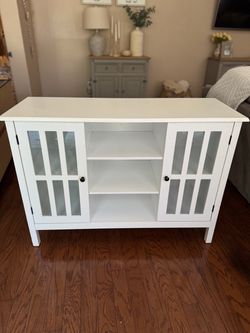 White Entertainment Cabinet