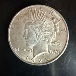 1924 Peace Silver Dollar
