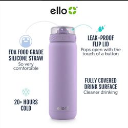 32 Oz Ello Insulated Water Bottle NEW Lilac OR Yellow