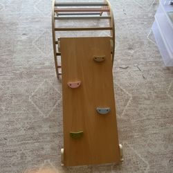 Beright Montessori Wooden Climbing Arch & Ramp Set - Toddler Pikler Climber (Like New)