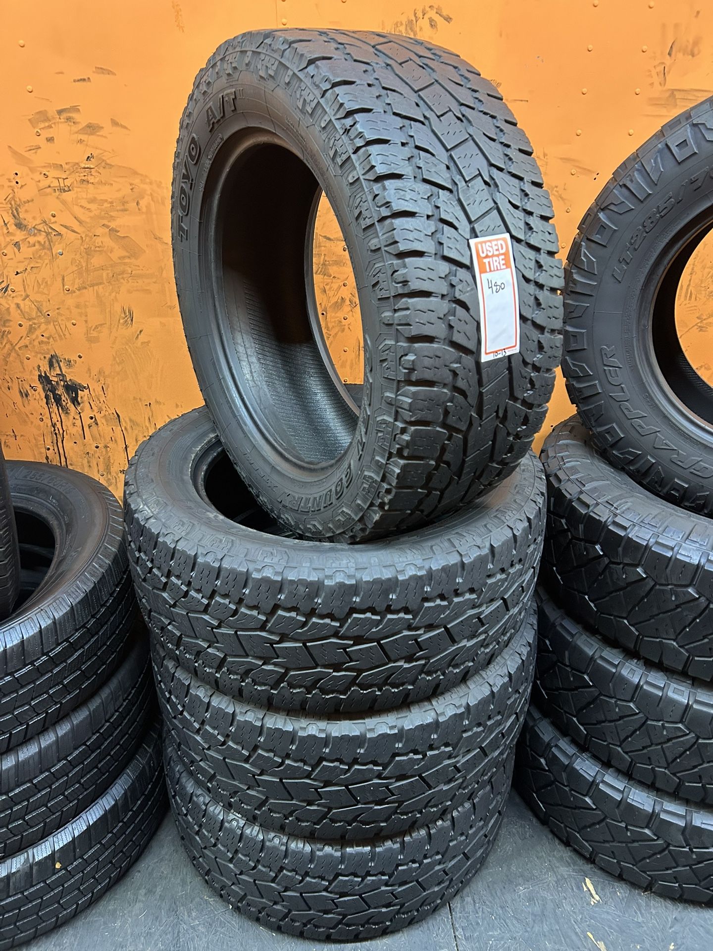 285/55R20 Toyo Open Country A/T Full Tire Set