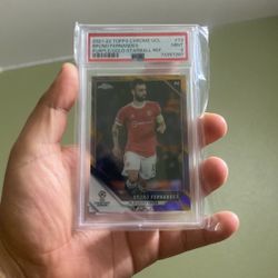 2021-22 Topps Chrome Bruno Fernandes