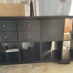 Kallax 2x4 Shelves with inserts