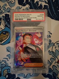 PSA 10 Team Rocket's Giovanni Special Illustration Rare #238