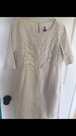 Cute off white Medium dress/top