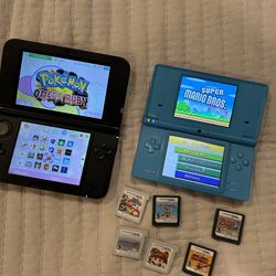 Nintendo 3ds xl and Nintendo ds