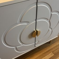 Storage Cabinet With Doors For Living Room Or Hallway