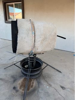 Spring bull riding barrel