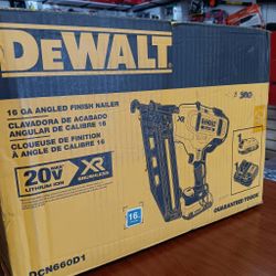 DeWalt new kit 16ga finish nailer