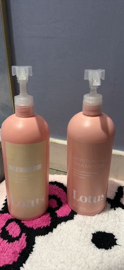 Lotus shampoo and conditioner